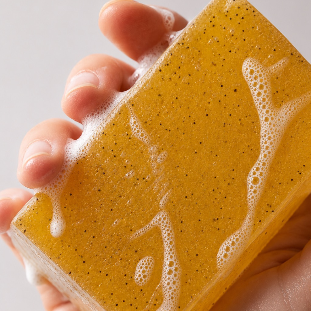 Jabón Limón Amapola exfoliante