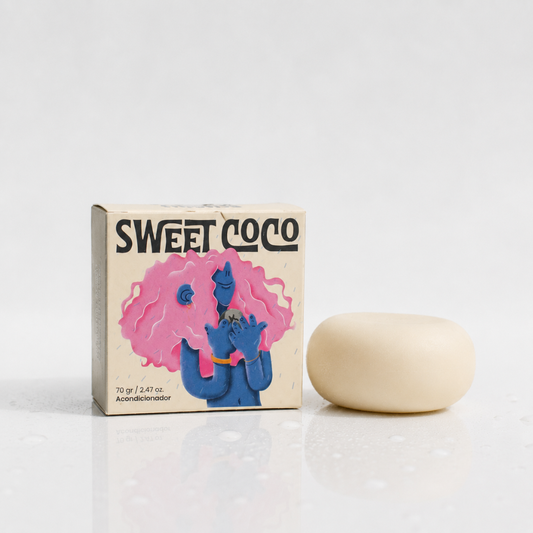 Acondicionador sólido secos y maltratados / Sweet coco.
