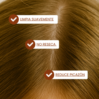 Shampoo para cabellos sensibles y niñ@s / Kids.