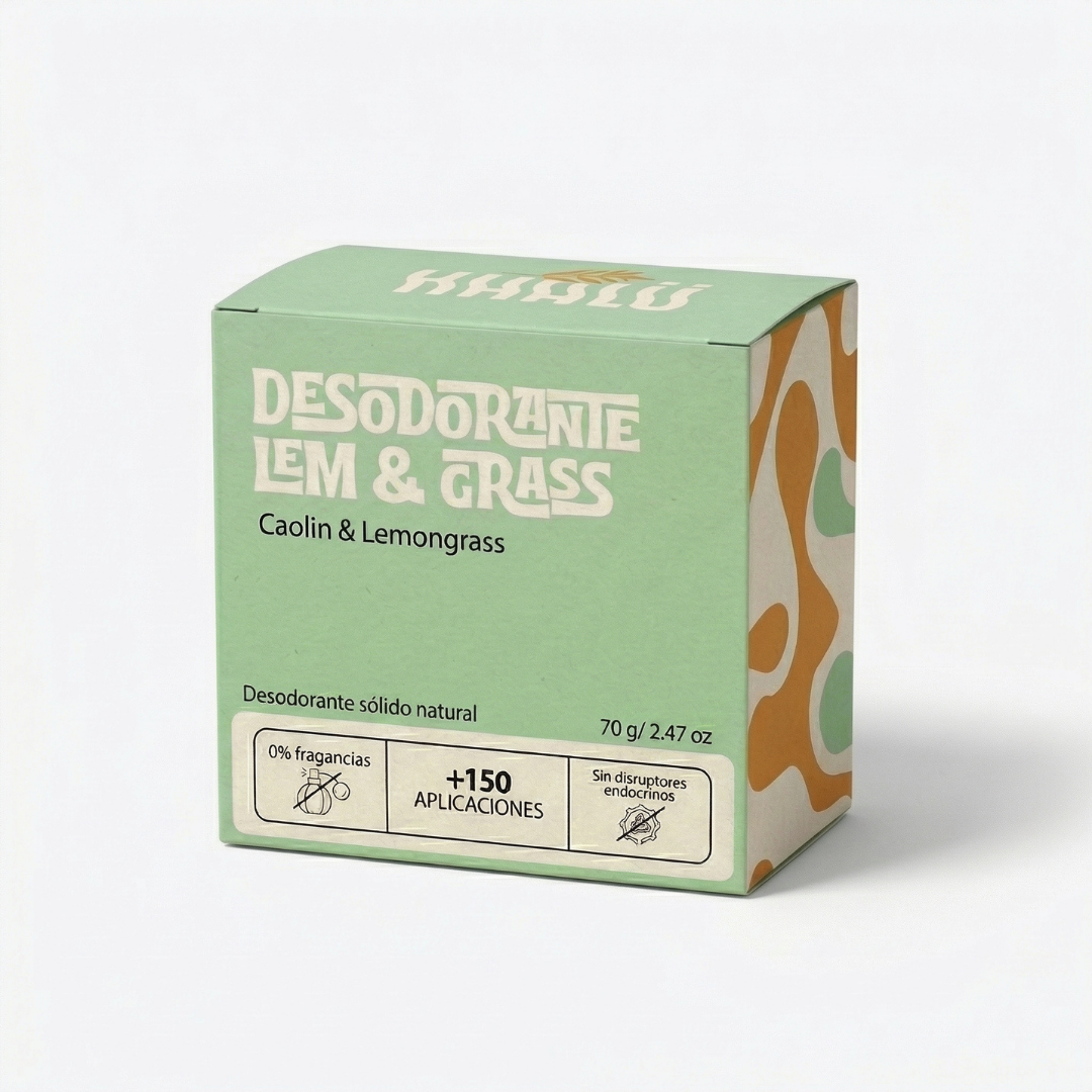 Desodorante Natural - Lemongrass / Libre de aluminio y bicarbonato – Khalu