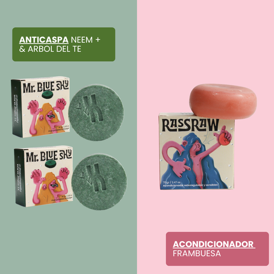 Kit Anticaspa 2 Shampoo +1 Acondicionador