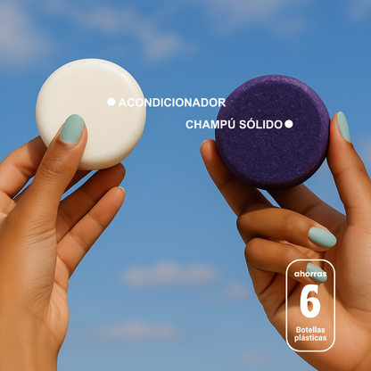 Kit Pelo Graso - Puntas Secas 2 shampoos + 1 acondicionador