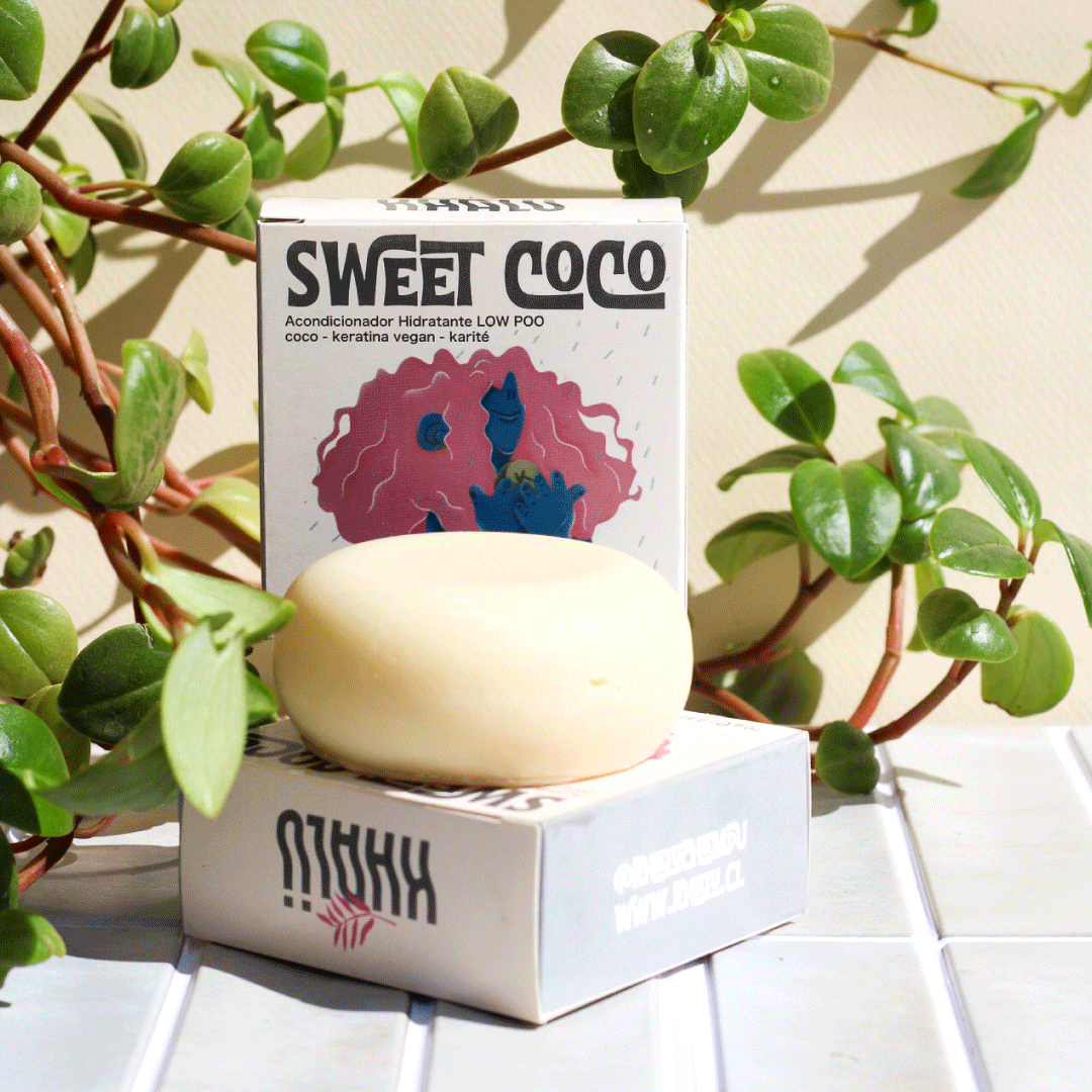 Acondicionador sólido secos y maltratados / Sweet coco.