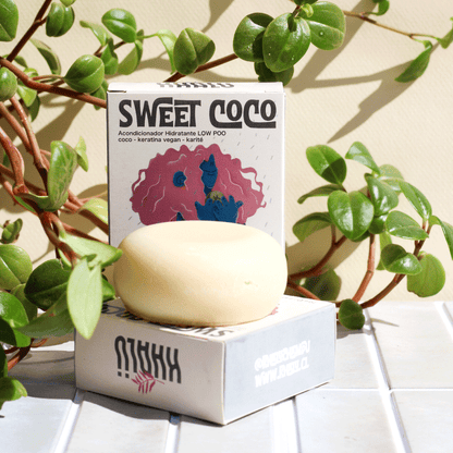 Acondicionador sólido secos y maltratados / Sweet coco.